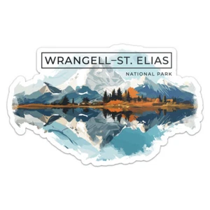 Wrangell St. Elias National Park - Car Bumper Sticker Vinyl Decal - Bild 1 von 5