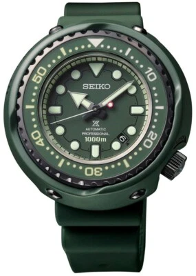 Relógio masculino Seiko Prospex x Gundam Zaku II 40º aniversário 1000m SLA029J1 - Imagem 1 de 4