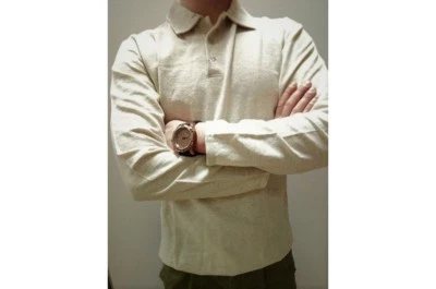 Конопля туника рубашка Eco длинным рукавом ручной работы - Изображение 1 из 3