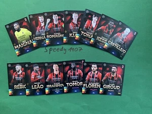 Topps Total Football Champions League 21/22 all 13 AC Milan complete Tomori Leao - Picture 1 of 1