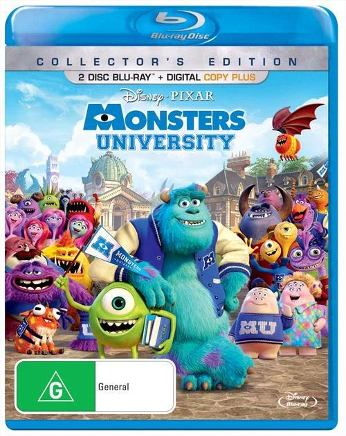 Monsters University (Blu-ray, 2013, 2-Disc Set) John Goodman, Nathan Fillion - Image 1 of 1