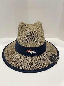 New Era NFL Denver Broncos Official On Field Training Straw Hat One Size NWT