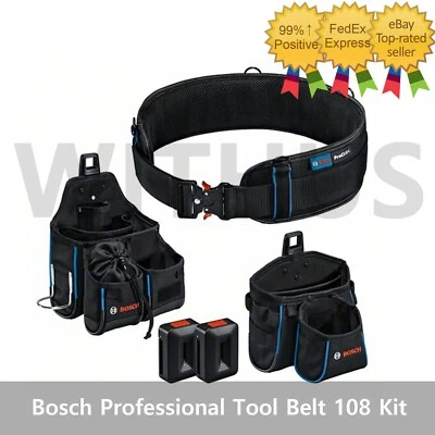 Bosch Professional Tool Belt 108 Kit Pouch/Holster ProClick High Ergonomic Fit - Image 1 of 4