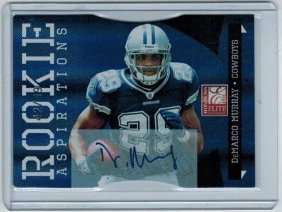 2011 DONRUSS ELITE DEMARCO MURRAY #133 ROOKIE AUTO ASPIRATIONS DIE-CUT 42/49 - Image 1 of 2