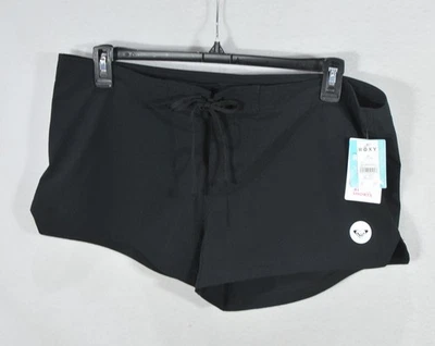 Roxy Board Swim Shorts Women's Size XXL Black Swimwear Quick Dry Drawstring NWT - Image 1 of 4