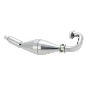 15003 Aluminum Exhaust Pipe for RC HSP FG 1:5 Monster Truck Car Silver - Picture 1 of 4
