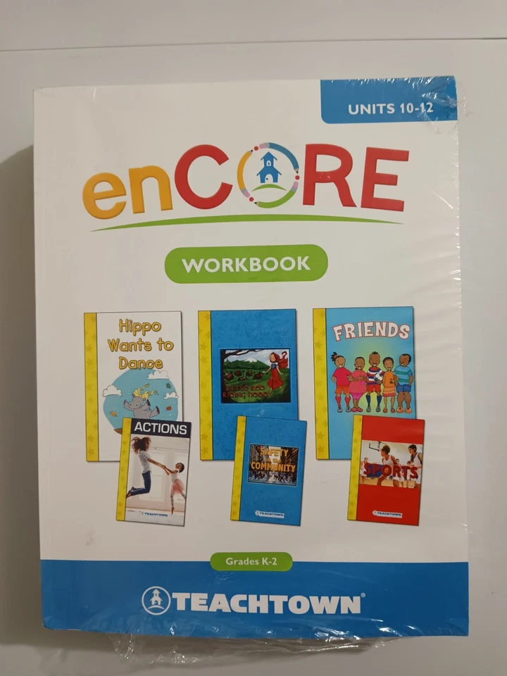 K-2 10-12  Teachtown enCORE workbook only - Image 1 of 1