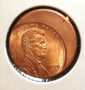 1999 Lincoln Memorial Cent 30%-Plus Off-Center in Great Shape - Picture 1 of 4