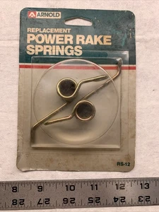 Arnold RS12 Molle Lama Staccabili, Molle di Ricambio Power Rake 2-Pk NUOVO NOS - Foto 1 di 2