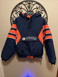 Vintage 90s NCAA Starter University Of Auburn Tigers Pullover Jacke XL - Bild 1 von 10