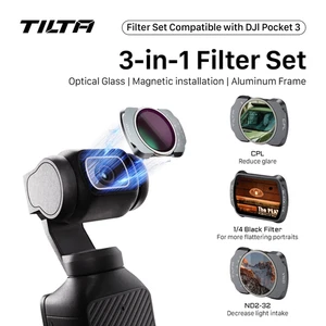 Tilta Base Filter Kit TF-OP3-B for DJI Osmo Pocket 3 - Picture 1 of 4