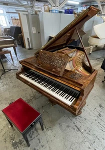Flügel Walnusswurzel TOP Brinsmead 200 cm Fortepiano - Picture 1 of 12