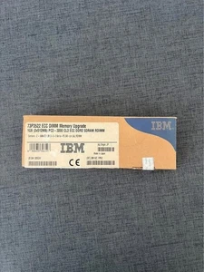 NEW IBM 1GB (2X512MB) PC2-3200 CL3 ECC DDR2 SDRAM RDIMM 73P2865 DIMM  - Picture 1 of 1