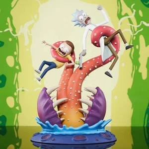 Rick and Morty - Deluxe Gallery Diorama Sculpture by Diamond Select - Picture 1 of 5