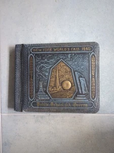 NY Worlds Fair School Autogrammalbum 1940 PS 63 Queens - Bild 1 von 11
