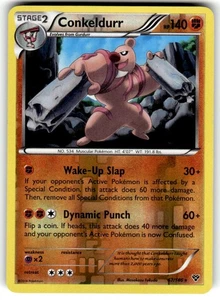 Pokemon Conkeldurr 67/146 XY Base Set Reverse Holo Rare NM - Picture 1 of 2