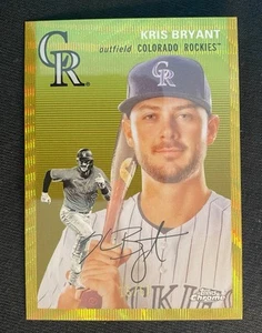 Kris Bryant 2023 Topps Chrome Platinum Anniversary #286 Topps Gold Refractor /50 - Picture 1 of 2