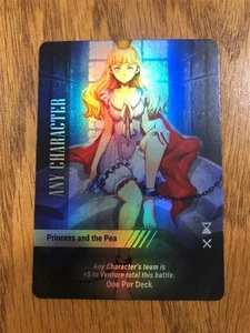 Princess and the Pea Foil Any Character Card Promo - OverPower World Legends - Picture 1 of 1