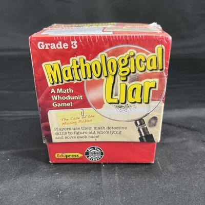 Mathological Liar Grade 3 A Math Whodunit Card Game Edupress - Image 1 of 3