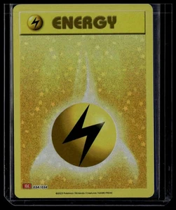 Trading Card Game Classic #034/034 Basic Lightning Energy - Picture 1 of 2