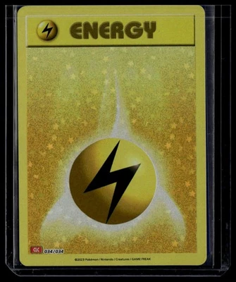 Trading Card Game Classic #034/034 Basic Lightning Energy - Image 1 of 2