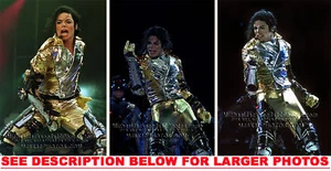 MICHAEL JACKSON HISTORY TOUR LIVE! (3) RARE 8x10 PHOTOS - Picture 1 of 1