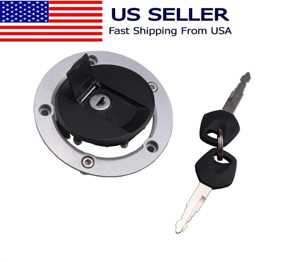 Fuel Gas Tank Cap Lock Keys For Suzuki Bandit 1250 650 GSF1250 GSF650 US STOCK - Image 1 of 4