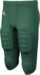 Adidas Men's Press Coverage Football Pants Size Medium Dark Green Drawstring $50 - Picture 1 of 6