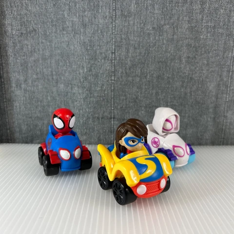 Spidey And His Amazing Fiends Minis Vehicle Spider-Man Ghost Spider Ms Marvel Cover