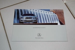 MERCEDES CLASSE S CATALOGUE 2002 de 32 pages + fiche tarifs TRES BON ETAT - Picture 1 of 2