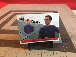 2012 Cryptozoic Big Bang Theory Sheldon’s Purple Undershirt Wardrobe Card - Picture 1 of 4