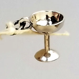 Spencer Charm Sterlingsilber Champagnerglas - Bild 1 von 2