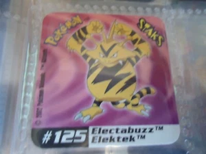 # 125 ELECTABUZZ ELEKTEK  STAKS POKEMON 2002 PANINI STAK - Picture 1 of 1