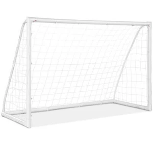 6 x 4 Feet Soccer Goal with Strong UPVC Frame - Color: White - Size: 6 x 4 ft - Picture 1 of 1