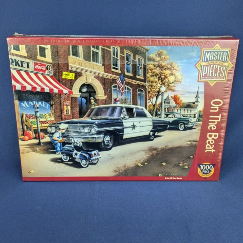 Master PIECES "On The Beat" 1000 件拼图 Dan Hatala 著 - Americana — 第 1/4 张图片