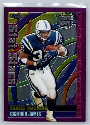 2000 TOPPS CHROME CARD # OTG6 Edgerrin James - Indianapolis Colts - Image 1 of 2