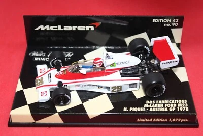 1/43 B&S Fabrications McLaren Ford M23 (1978) - #29 N. Piquet - MINICHAMPS - Immagine 1 di 3