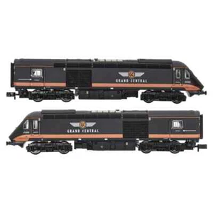 2D-019-204 Dapol N Gauge Class 43 HST Grand Central Twin pack 43480 & 43568 - Picture 1 of 1