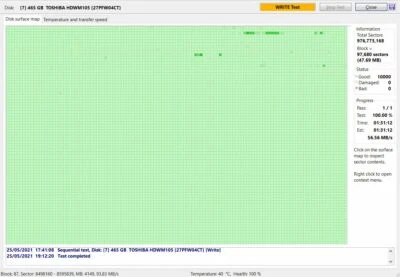 500GB TOSHIBA H200 HDWM105 HDD ARA AA02/HDF01A pcb: G3814A p/n: HDKCB59AKA01 T - Image 1 of 4