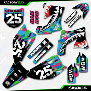 CMGK Savage Camo Graphics Kit fits 09-12 Kawasaki KXF250 KXF 250 Decals  - Picture 1 of 5