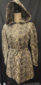 Vintage One of a Kind Handmade Hooded Snakeskin Dress with Matching Belt Size M - Picture 1 of 7