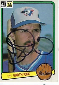 Donruss #306 1983 firmado por Garth Iorg - Toronto Blue Jays - Imagen 1 de 1