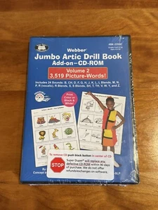 Webber Jumbo Artic Drill Book Add-n Volume 2 3519 Words CD ROM Brand New in Wrap - Picture 1 of 23