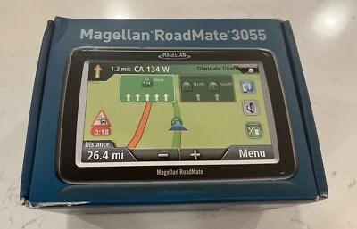 Magellan RoadMate 3055 Complete In Box With Manual Guide GPS Bundle - Image 1 of 4