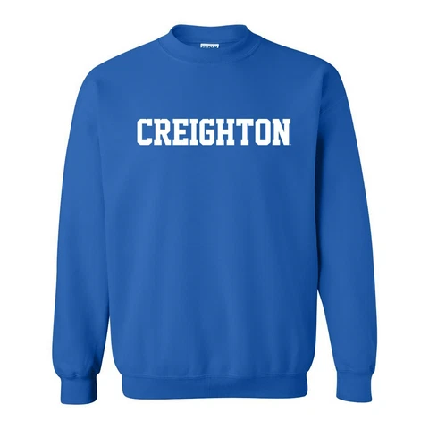 Creighton Bluejays Basic Block Sweatshirt - Royal Cover