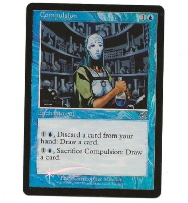 Compulsion *Foil* Torment Ultra Rare Condition MTG Magic The Gathering - Image 1 of 2