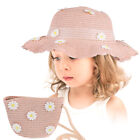 Słomkowy kapelusz Dziecko Plaża Słomkowy kapelusz Słomkowe kapelusze Dla dzieci Słodka torba na ramię