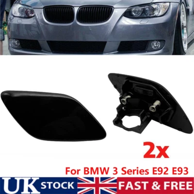 Headlight Washer Jet For BMW 3 Series E92 E93 Convertible Coupe Nozzle Cover Cap - Image 1 of 4