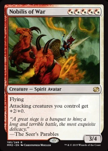 Nobilis of War ~ Moderately Played Modern Masters 2015 MTG Magic UltimateMTG Mul - Image 1 of 1