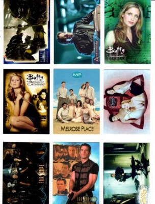 LOTE DE TARJETAS PROMOCIONALES DE COLECCIÓN #19 BUFFY-ANDROMEDA-ALIEN-ENCANTADO-DARK RISE-FARSCAPE-MELROS Foto 1 de 2